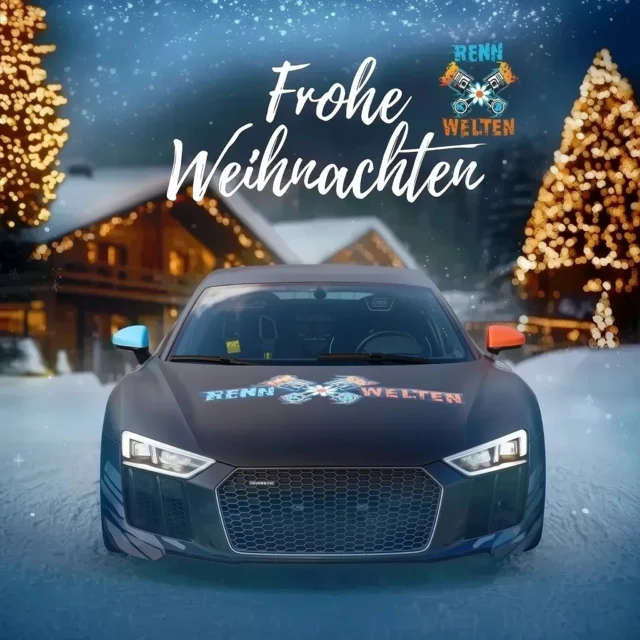 Wir wünschen euch frohe Weihnachten!!

Wir möchten die Gelegenheit nutzen, um DANKE zu sagen, denn ohne Euch wären wir absolut NICHTS!

Egal ob vor der Kamera, am Steuer unserer (realen oder digitalen) Rennwagen 🏎️, in der Rennleitung, bei der Technik, der Pflege unserer Social Media Kanäle oder bei all den anderen Dingen die uns voranbringen, Ihr seid einfach unglaublich!

Dank Euch können wir unsere Vision leben und immer weiter wachsen. 🌟

Wir wünschen Euch und Euren Liebsten ein schönes Weihnachtsfest 🎁 und entspannte Feiertage 🌟🎄!

#RennWeltenAndFriends #fortheracer #merryxmas #froheweihnachten #Community #Motorsport #Drift #SimRacing