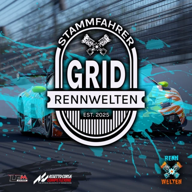 Mit dem RennWelten Stammfahrer Grid bieten wir zukünftig allen Rennwelten Stammfahrern die Chance unabhängig von Pace und Skilllevel in einer Serie zu fahren. Wie du Stammfahrer wirst und wie du dann an der Serie teilnehmen kannst erfährst du auf unserem Discord. 🏎💥🏁

Den Link zum Discord findest du im Linktree in unserer Bio.

#RennWelten #ForTheRacer #assettocorsacompetizione #simracing #acc #fanatec #esports